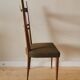 Lot of 6 Italian oak chairs from the 60s