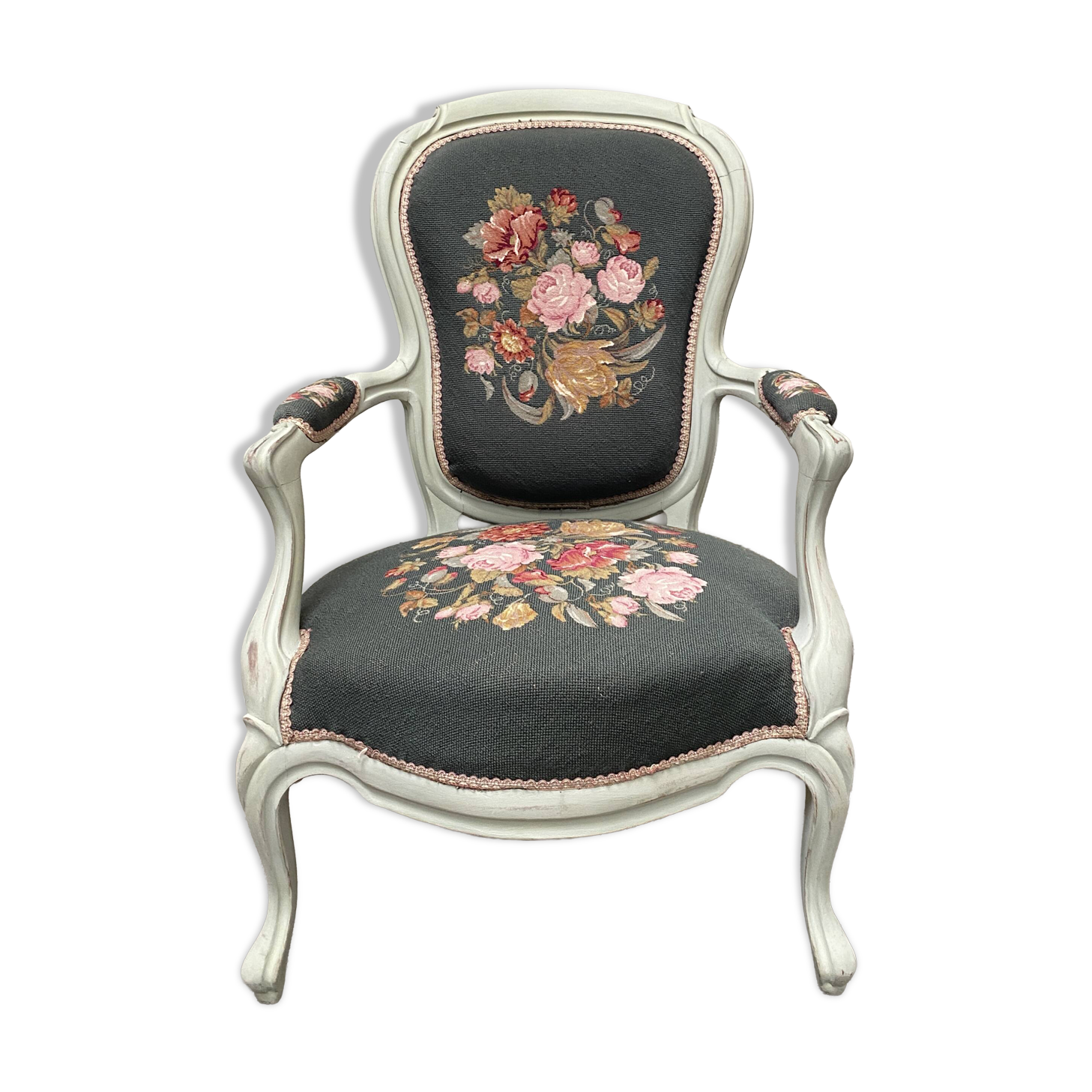 Fauteuil Louis XV rénové