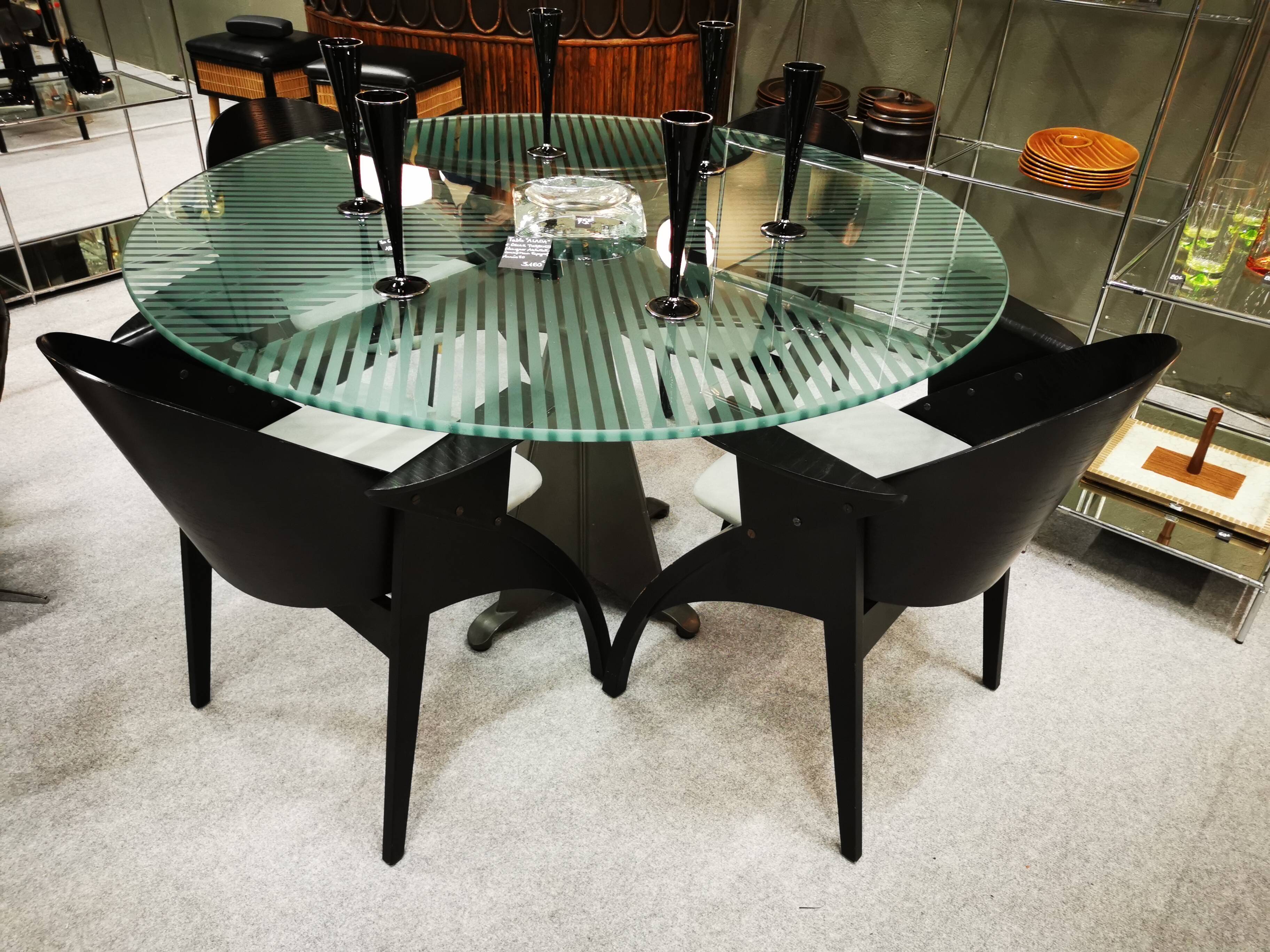 "Alada" designer dining table, Oscar TUSQUETS - 1980s