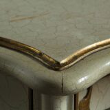 Vintage pair of 20th century Venetian Baroque style nightstands in painted wood