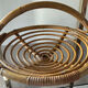 Vintage rattan basket 60s-70s