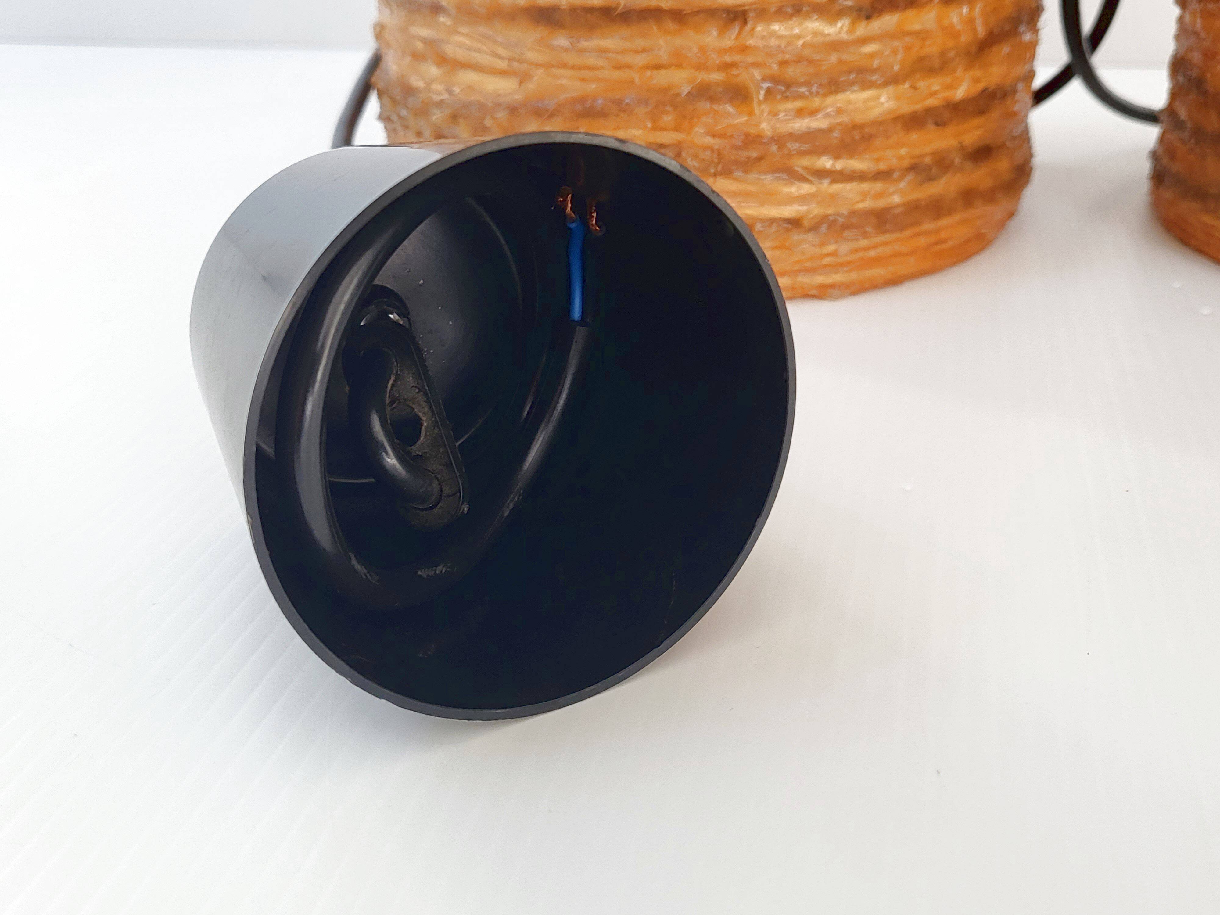 Pair of vintage Accolay pendant lights 1960