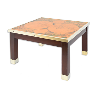 Table basse mappemonde