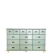 Low buffet with patinated gold handles.