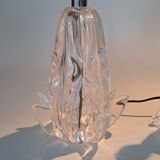 Pair of crystal lamps, France 1940/1950.