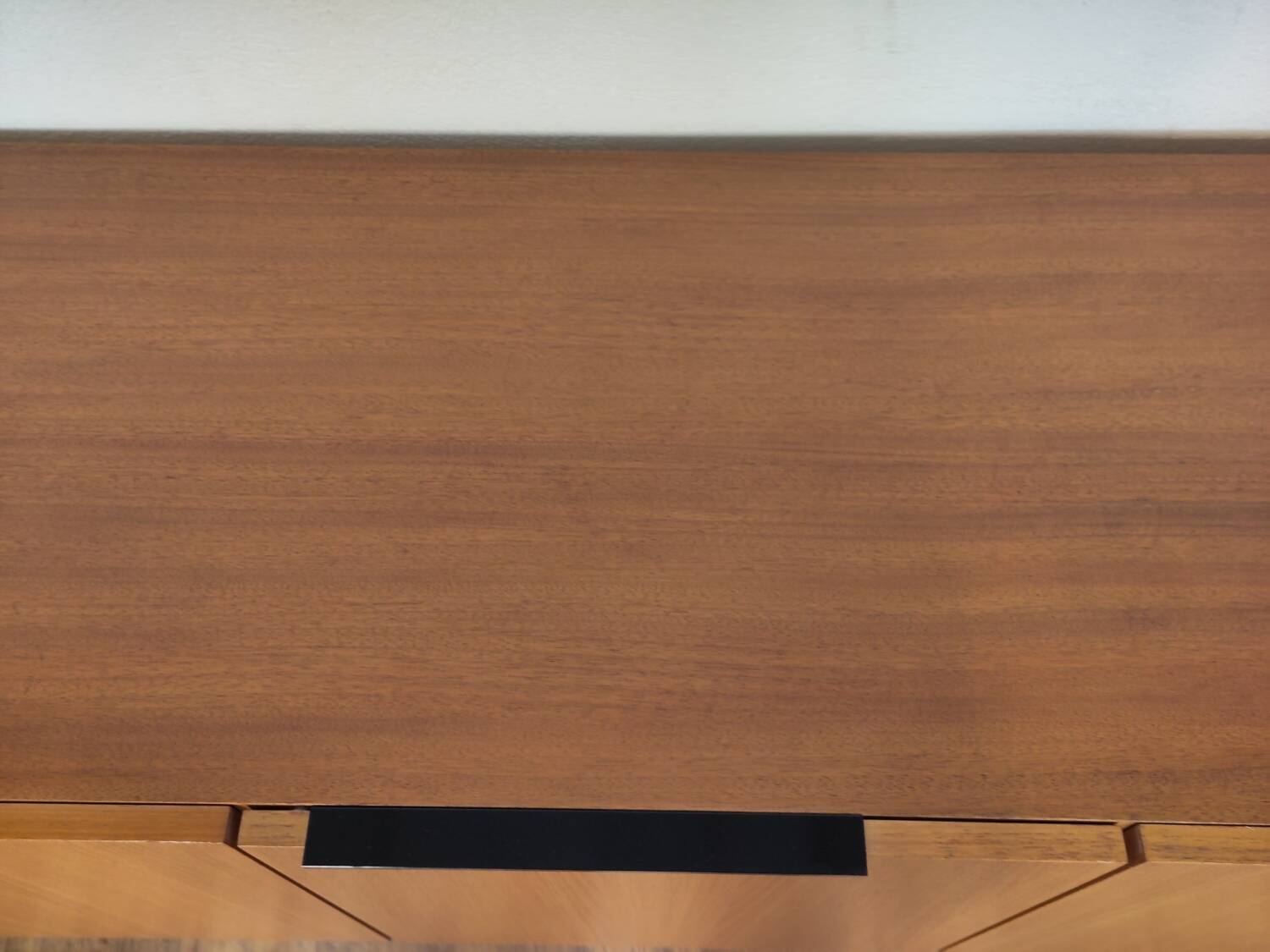 Scandinavian teak and metal sideboard