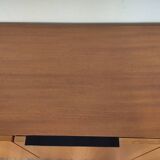 Scandinavian teak and metal sideboard