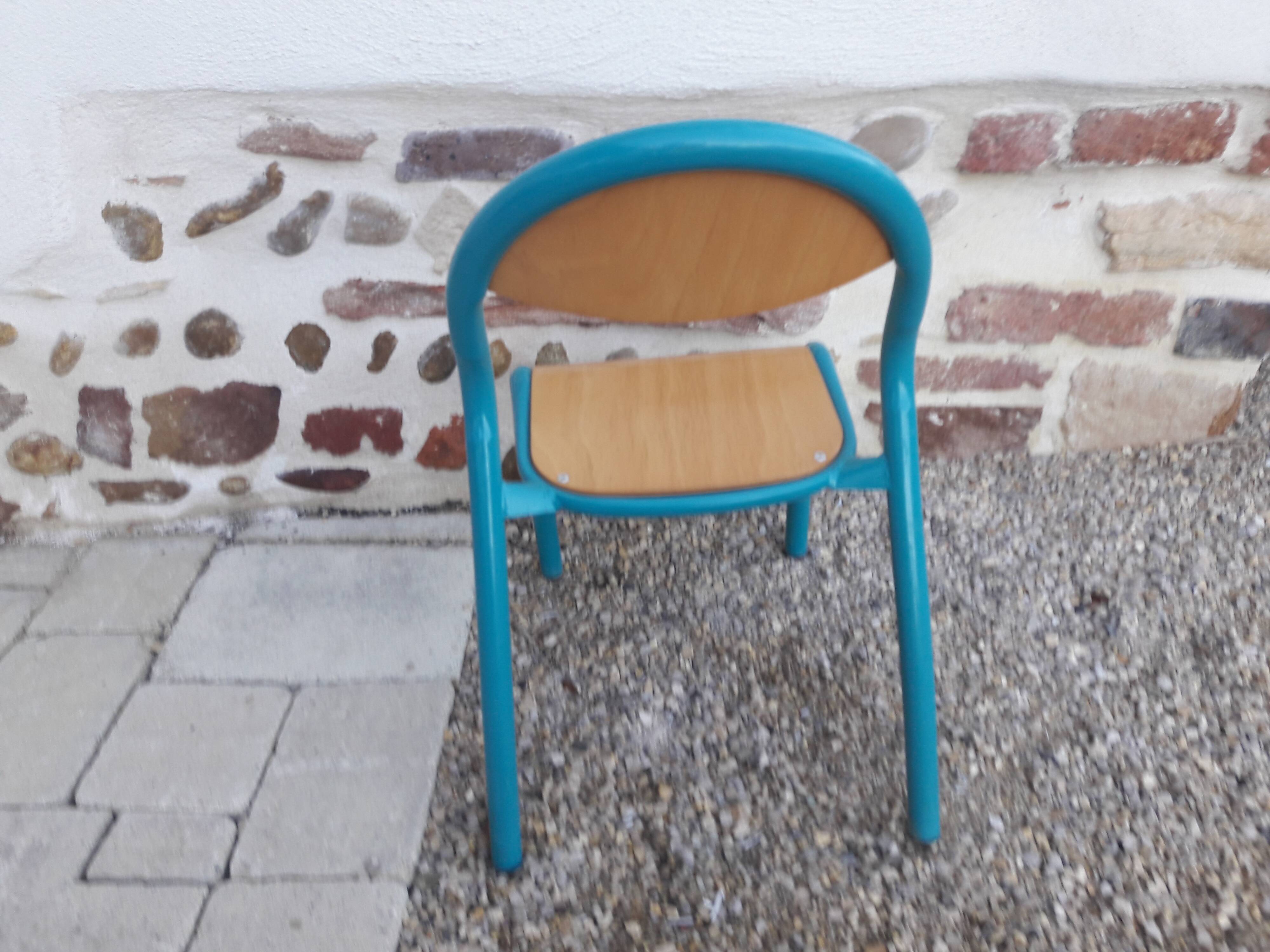 Blue nursery child chair