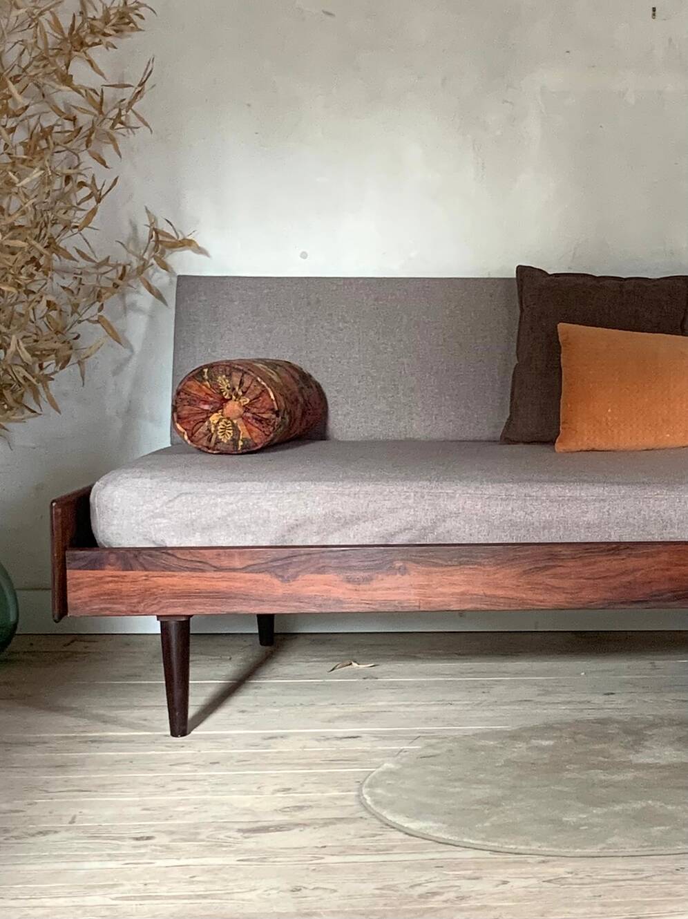 Daybed Scandinavian vintage rosewood sofa bed