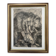 Tableau encre de chine XXe