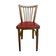 Chaise de bistrot baumann, en bois et skaï