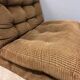 Vintage brown corduroy armchair from the 70s