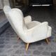 Organic wingback chairs in the 50-60s vintage armchair