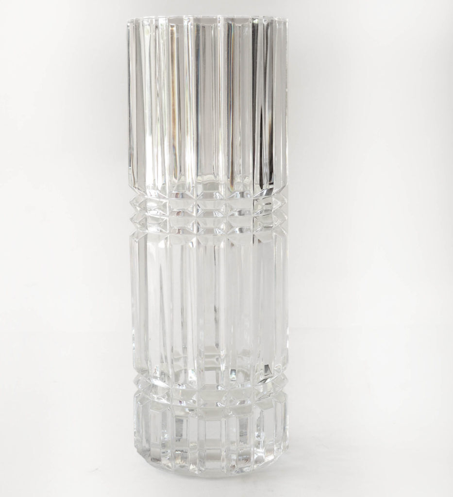 Vase cristal tube