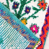 Berber carpet bouquet of flowers 100 X 50cm