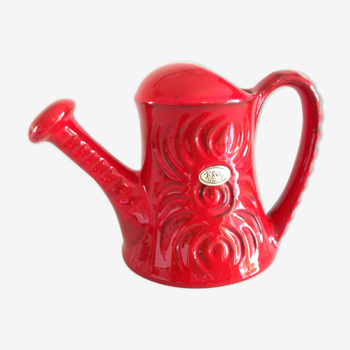 Red ceramic watering can by Jopeko Keramik 60/70