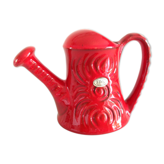 Red ceramic watering can by Jopeko Keramik 60/70
