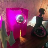 Lampe de Table Vintage • V.Fuschia • Space Age • 1970
