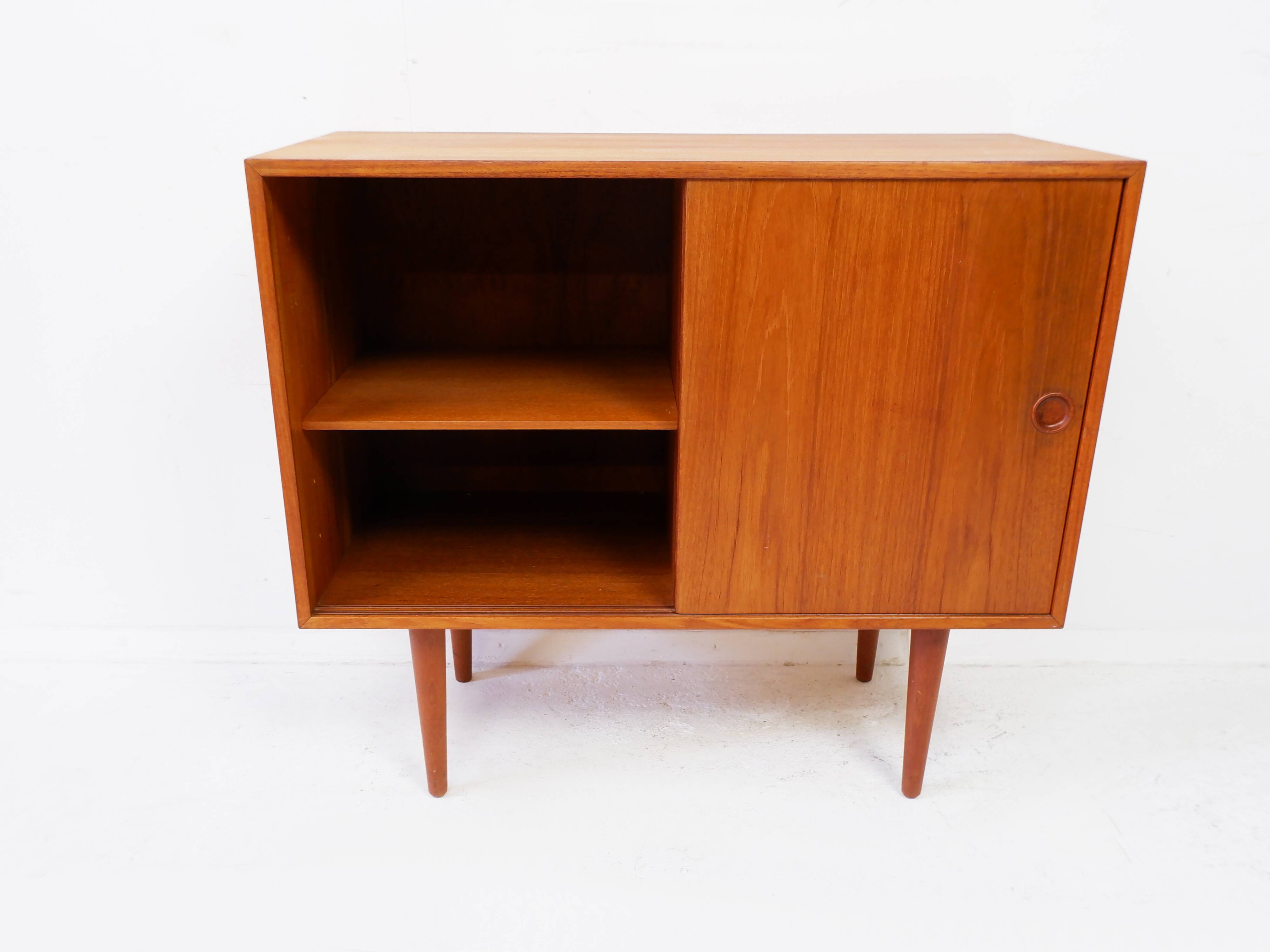 Danish sliding door cabinet by Kai Kristiansen, 1960s
