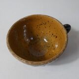 ancienne tasse déjeuner d'alsace en terre cuite vernissée