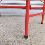 Modular lacquered metal shelf 1980