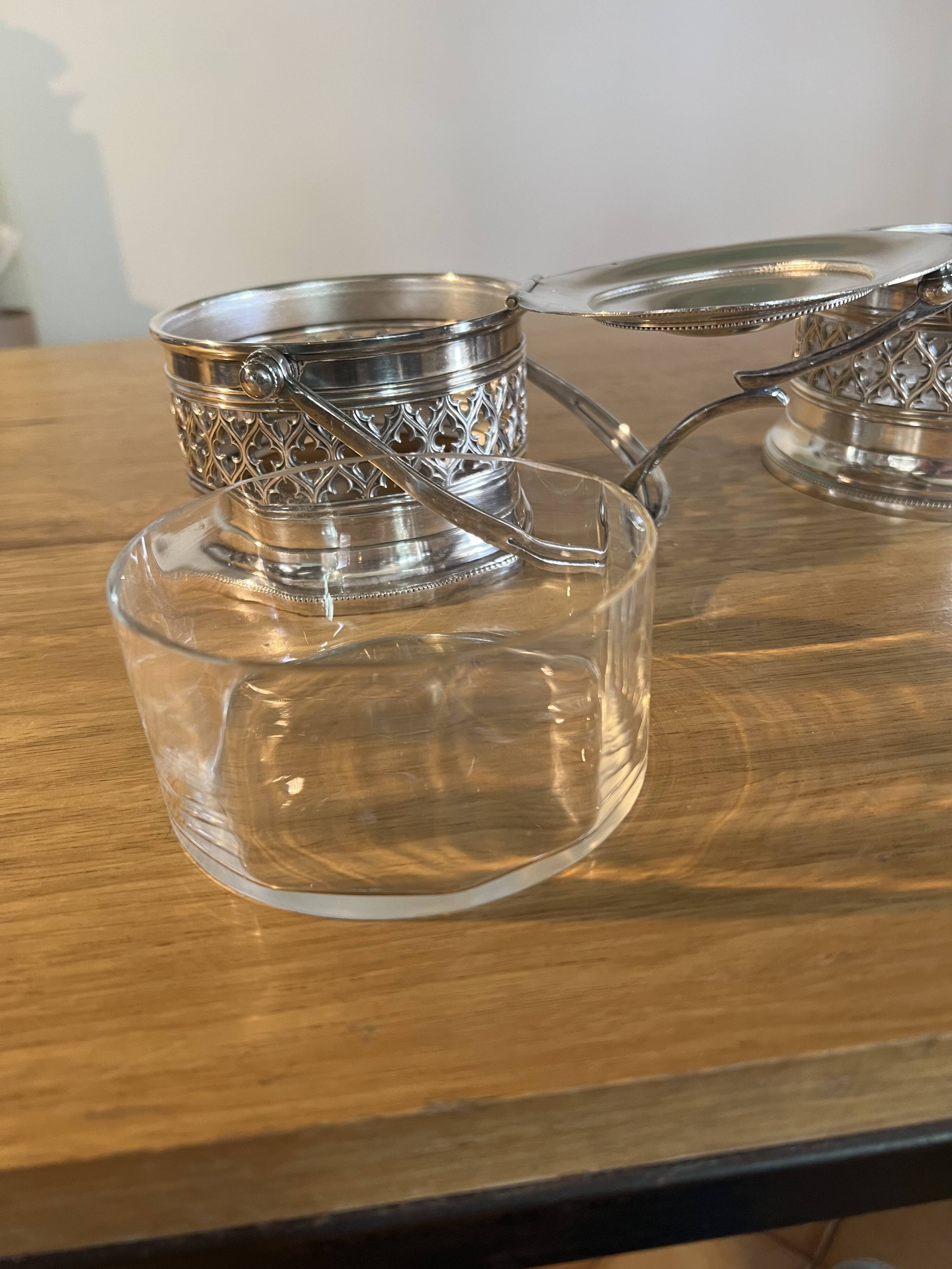 Silverware sugar bowls