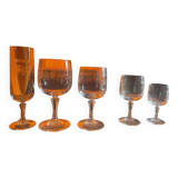 Matignon Cristal d’Arques glasses