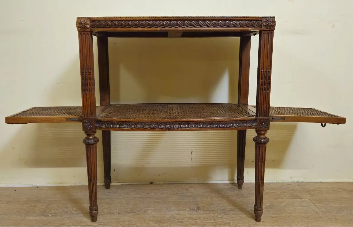 serving table / accent furniture in Louis XVI style – marble top