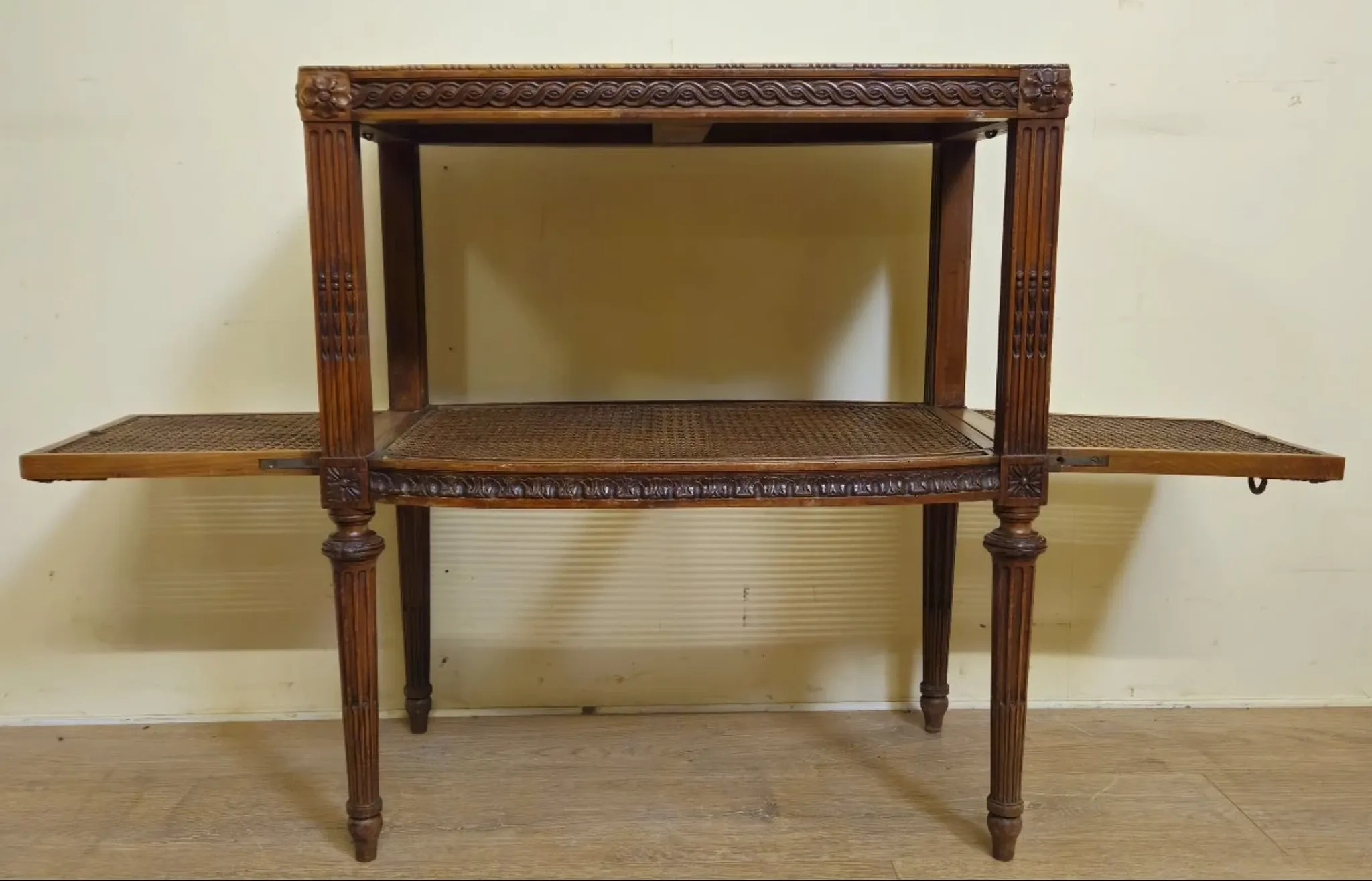 serving table / accent furniture in Louis XVI style – marble top