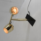 2-flamming wall lamp by napako, 1970s, restored