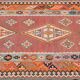 Oriental Kilim Rug Shiraz Gashgaï Antique: 1.50 X 2.85 Metres -