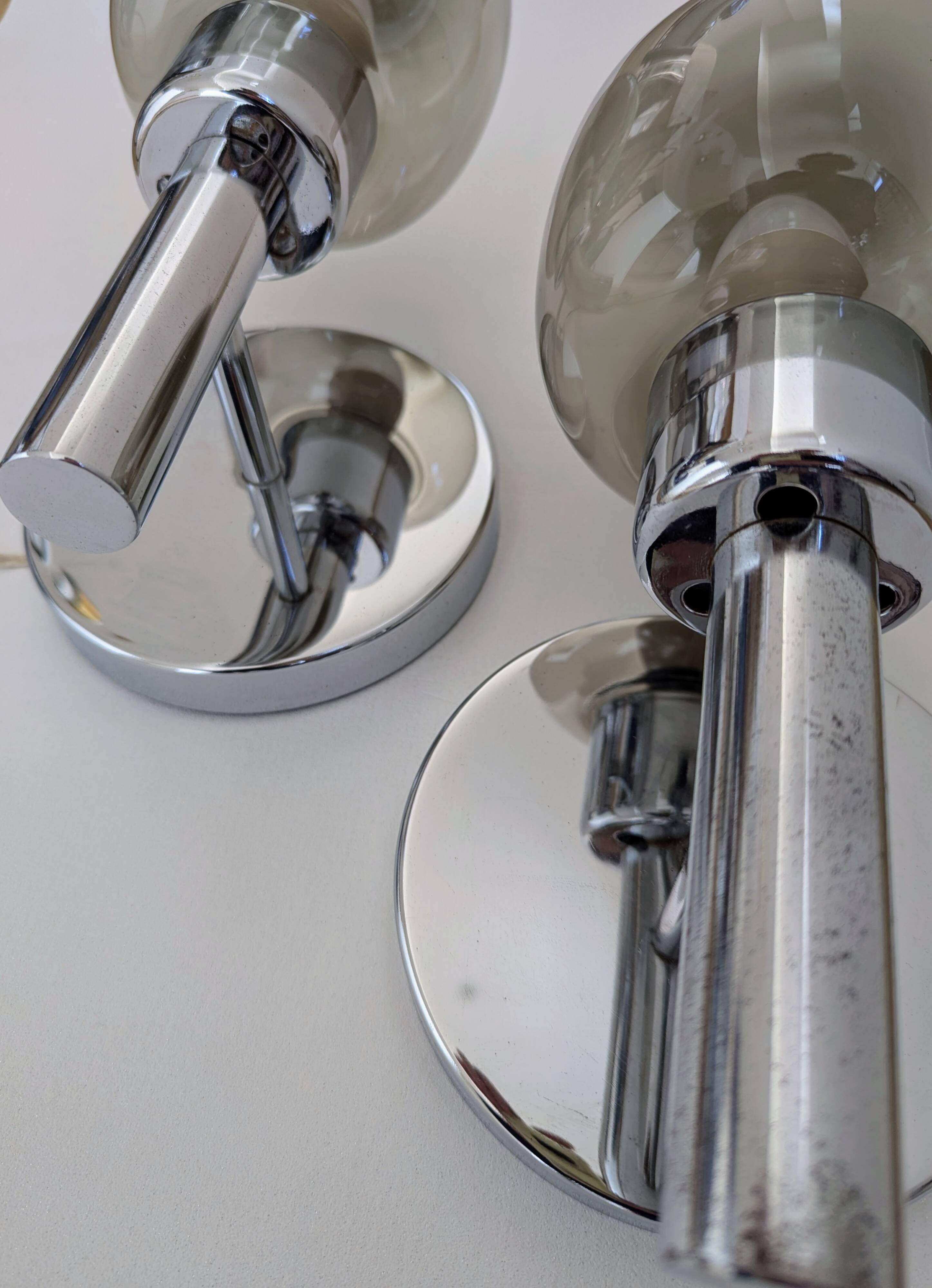 Pair of vintage wall lights