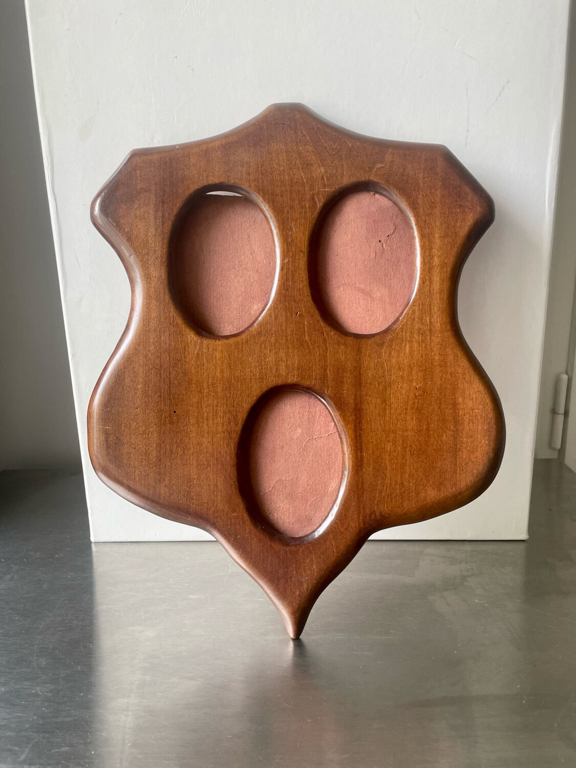 Art nouveau mahogany picture frame