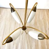 4-light chandelier from the 50s/60s