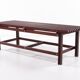 Vintage Wooden Bench, Italian Design 1960
