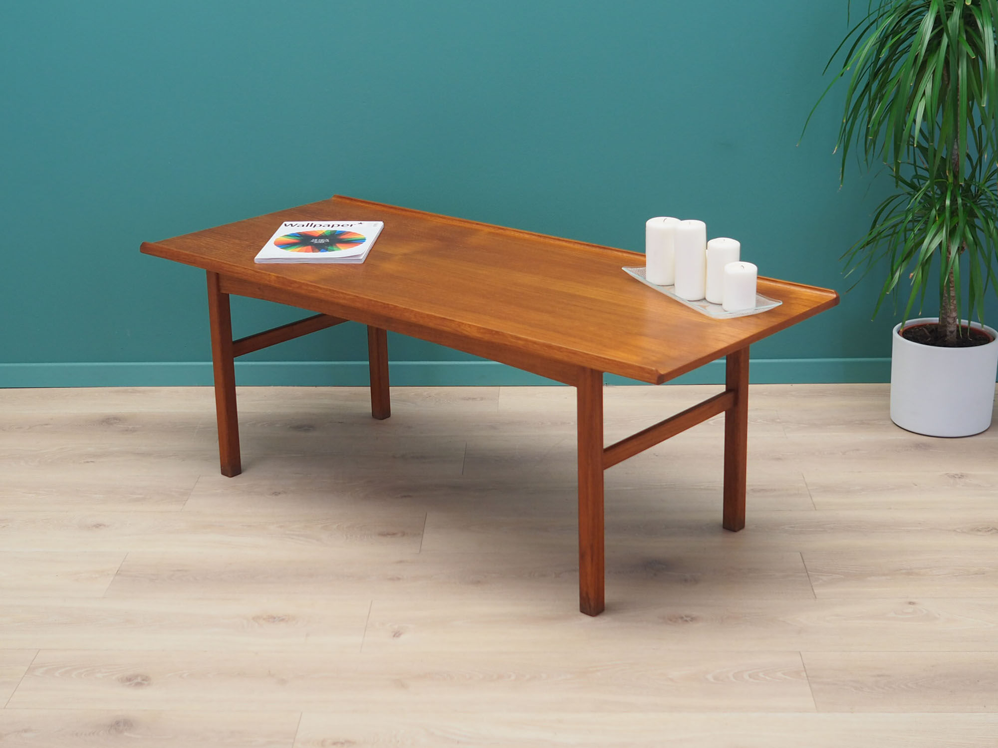 Teak coffee table, Danish design, 1970s, production: Denmark