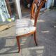 Six Directoire chairs in cherry wood