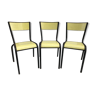 3 chaises anciennes 1970