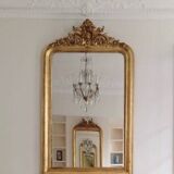 Large Louis Philippe Style Golden Mirror