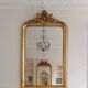 Large Louis Philippe Style Golden Mirror