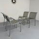4 Italian design aluminum chairs from the 90s Calligaris Italy