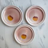 Trio of seventies dessert plates