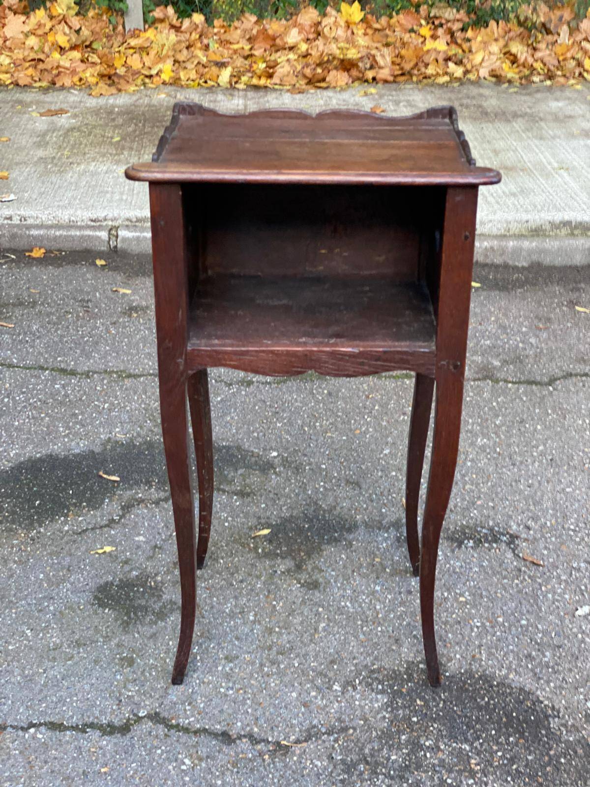18th century Louis XV solid wood bedside table