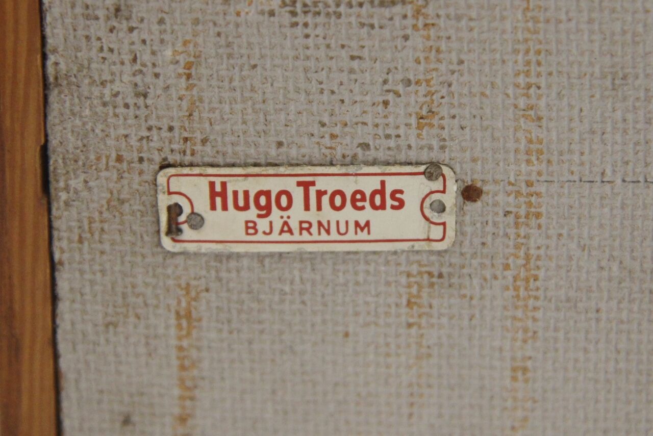 Scandinavian teak secretary, Hugo Troeds, Bjärnum, Sweden, 1950