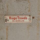 Scandinavian teak secretary, Hugo Troeds, Bjärnum, Sweden, 1950