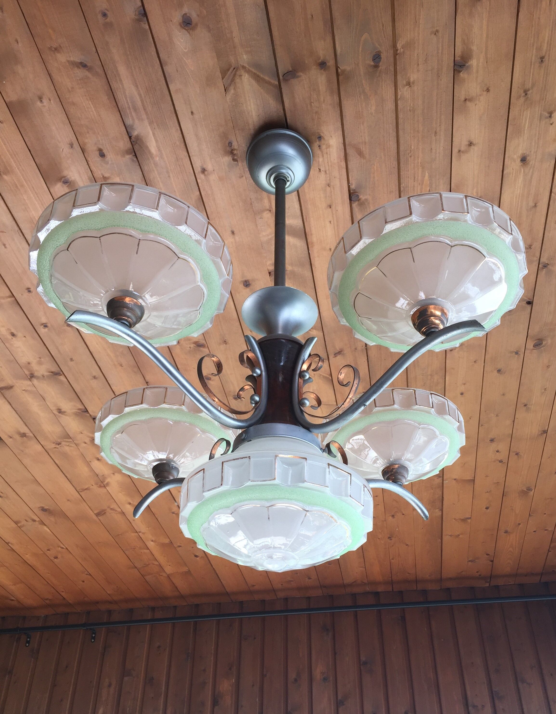 1920s Art Deco chandelier