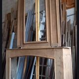 Cheminée et trumeau de château XVIIIe en chêne