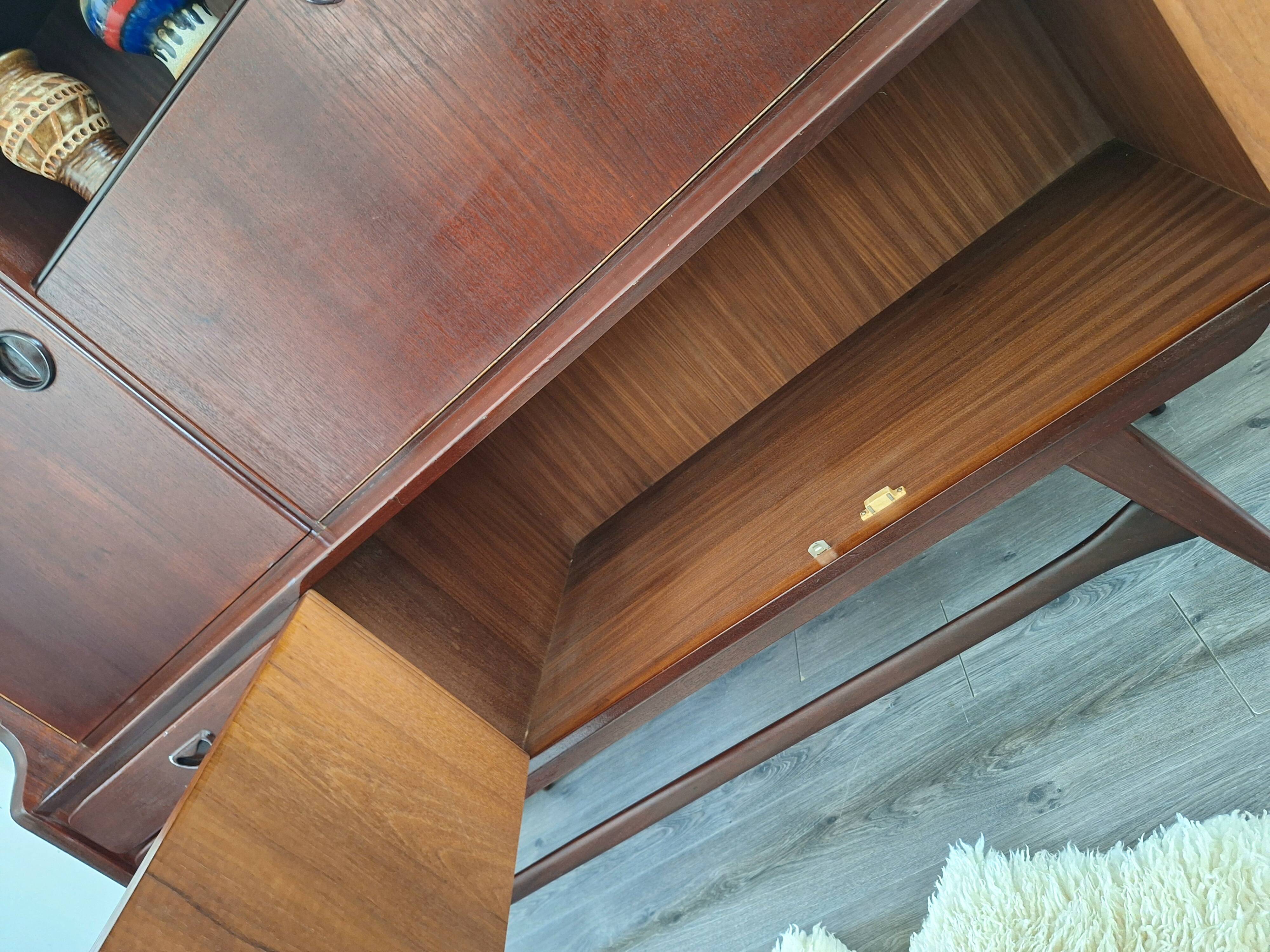Vintage enfilade Louis van Teeffelen for Wébé, secret buffet cabinet.