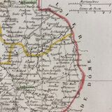 Carte ancienne de la Creuse