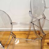 Pair of Louis Ghost chairs, Philippe Starck
